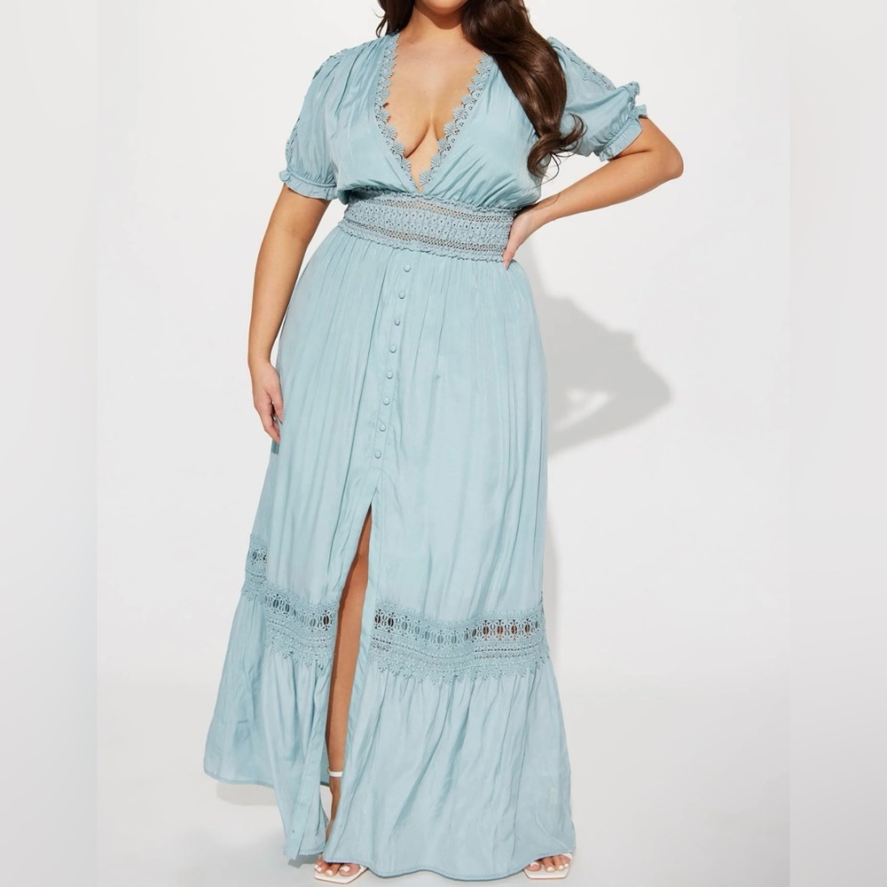 Light Blue Maxi Dress
